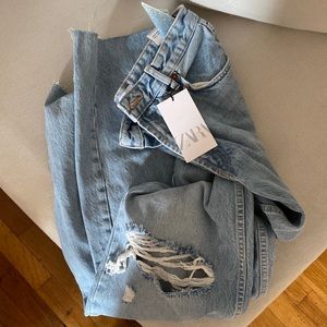 Brand new high rise full length Zara jeans size US 8